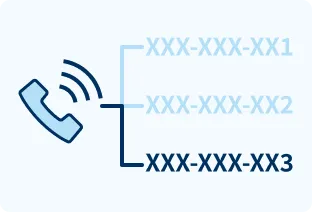 発信番号切り替え