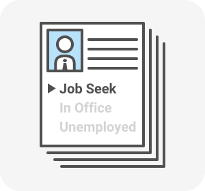 求職者の管理や状態把握に時間がかかる