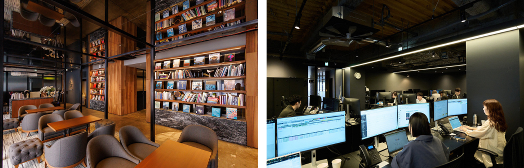 フリースペース・ワークスペース風景